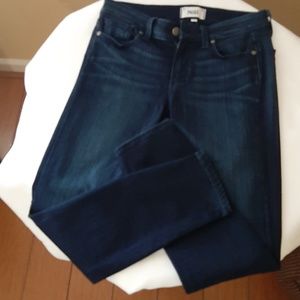 Paige size 27 vertigo crop jeans
